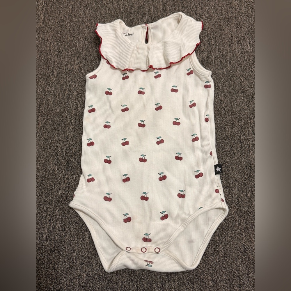 Petite Claire size 2 cherry romper
